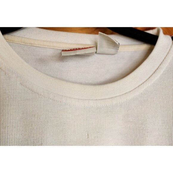 Vintage One Tough Brand Sweater Adult XLarge Tan OTB Y2K Skater Striped Preppy - Picture 7 of 13